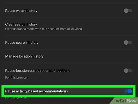 Image titled Turn Off Activity Recommendations on YouTube Music on PC or Mac Step 5