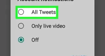 Get Push Notifications for a Users Tweets on Twitter for Android App