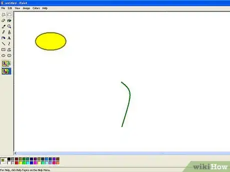 Image titled Draw a Flower in Microsoft Paint Step 3