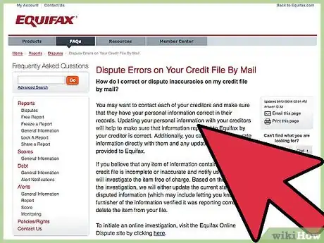 Image titled Dispute an Equifax Credit Report Online Step 6