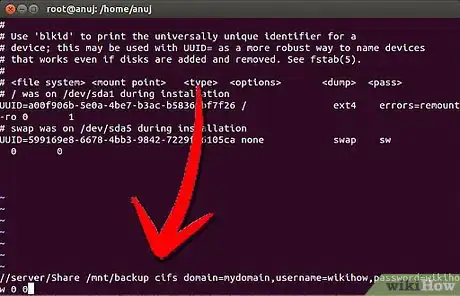 Image titled Mount a Windows Share on an Ubuntu Server Step 4Bullet1