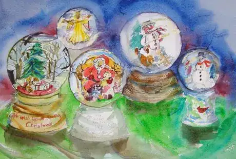 Image titled Five globes on a drape