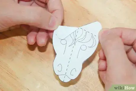 Image titled Make a Unicorn Pop up Card (Robert Sabuda Method) Step 14