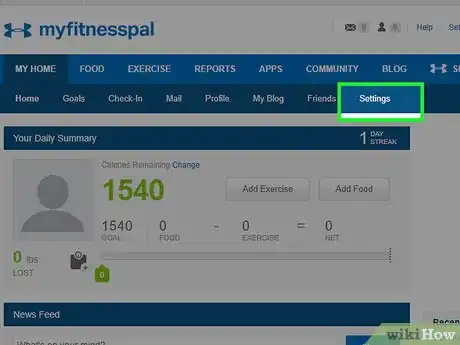 Image titled Delete a Myfitnesspal Account Step 5
