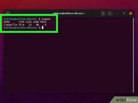 Image titled Check Swap Space in Linux Step 3