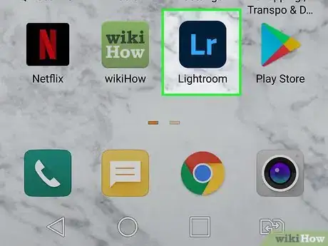 Image titled Use Lightroom Mobile Step 1