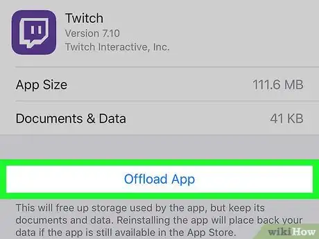 Image titled Uninstall Twitch on iPhone or iPad Step 8