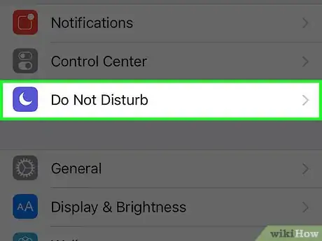 Image titled Enable Do Not Disturb when an iPhone Is Unlocked Step 2