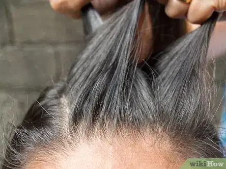 Image titled Do a Reverse French Braid Step 4