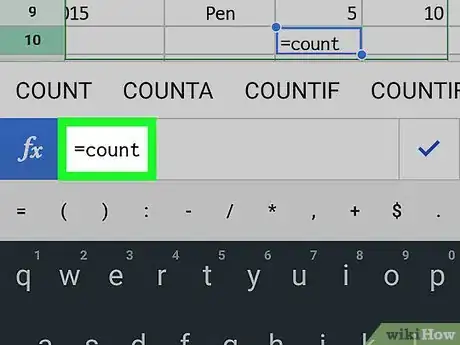 Image titled Count Cells on Google Sheets on Android Step 4