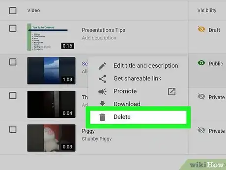 Image titled Take Your Video Off YouTube Step 6