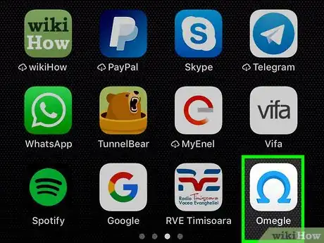 Image titled Send a Message on Omegle on iPhone or iPad Step 1