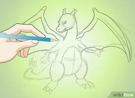 Image titled Draw Charizard Step 6