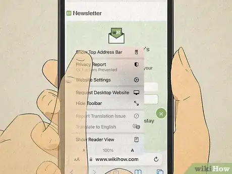Image titled Move the Safari Address Bar from the Bottom to the Top of Your Screen Step 3