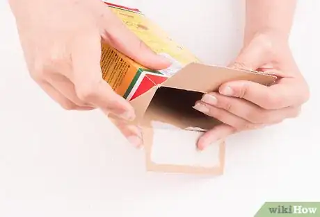 Image titled Make a Fingerboard Ramp Out of a Cardboard Cereal Box Step 2