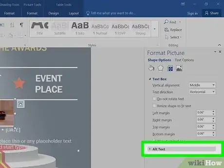 Image titled Edit Alt Text in Word Step 7