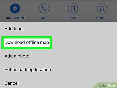 Image titled Download Directions on Google Maps on iPhone or iPad Step 5