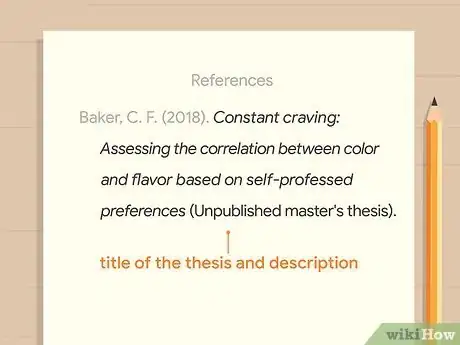 Image titled Cite a Thesis in APA Step 7