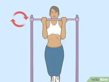 Image titled Stop Swinging During Chin Ups Step 8