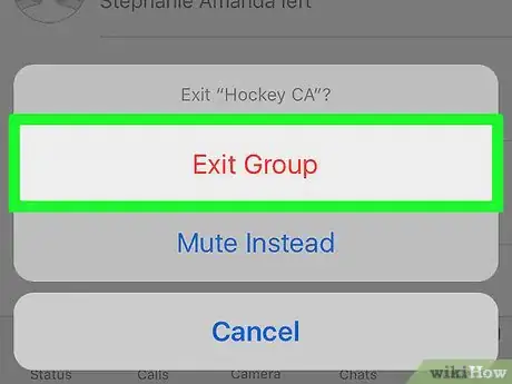 Image titled Delete a Group on WhatsApp on iPhone or iPad Step 5