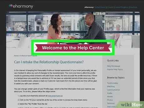 Image titled Reset an eHarmony Profile on PC or Mac Step 1