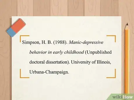 Image titled Cite a Dissertation in APA Step 10