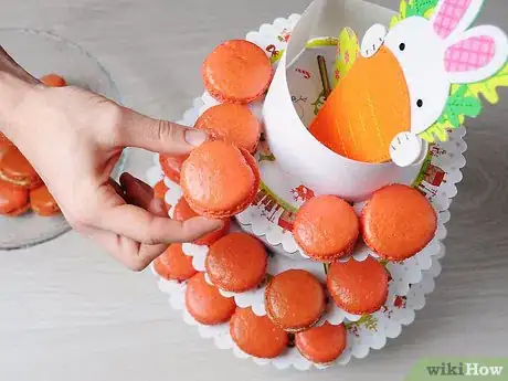 Image titled Make a Tiered Macaron Cake Step 21
