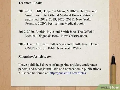 Image titled Write a CV for Medical School Step 11