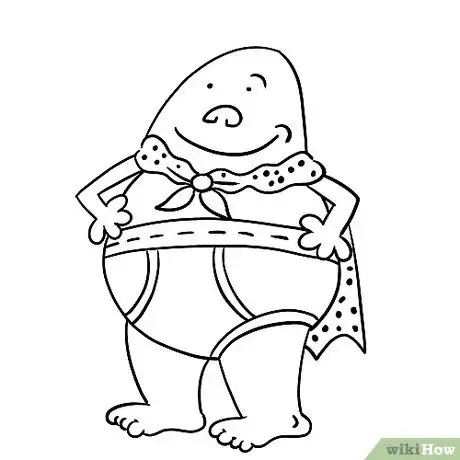 Image titled 16 Add dots to the cape,lines on the waistband Step 16