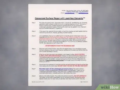 Image titled Repair Galvanized Coatings Step 1