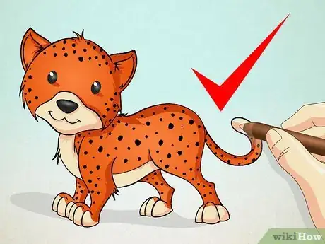 Image titled Draw a Cheetah Step 7