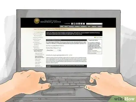 Image titled Choose a Financial Management Course for Claiming Bankruptcy Step 1
