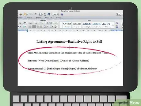 Image titled Draft a Broker Listing Agreement Step 4