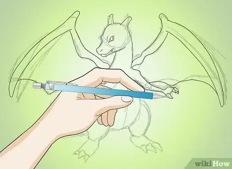 Image titled Draw Charizard Step 8