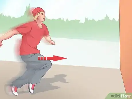 Image titled Run up a Wall and Flip Step 2