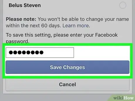 Image titled Change Your Name on Facebook Step 10