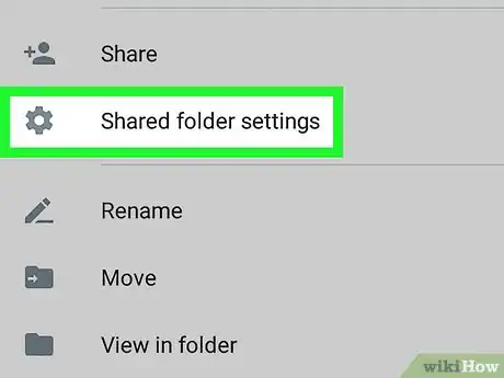 Image titled Remove a Shared Folder on Dropbox on Android Step 3