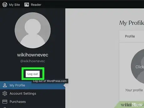 Image titled Log Out of WordPress Step 2