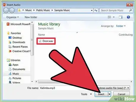 Image titled Add Audio to Powerpoint 2010 Step 3