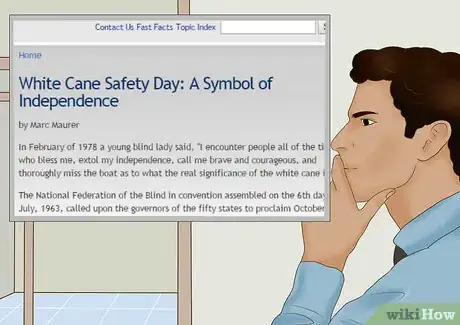 Image titled Celebrate National White Cane Safety Day Step 5