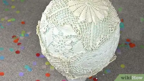 Image titled Make a Doily Lamp Step 9