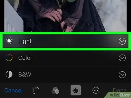Image titled Adjust the Contrast of a Photo Using the iPhone Photos App Step 5