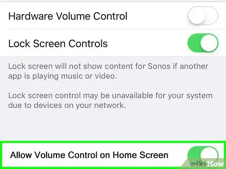 Image titled Control the Volume on Sonos on iPhone or iPad Step 12
