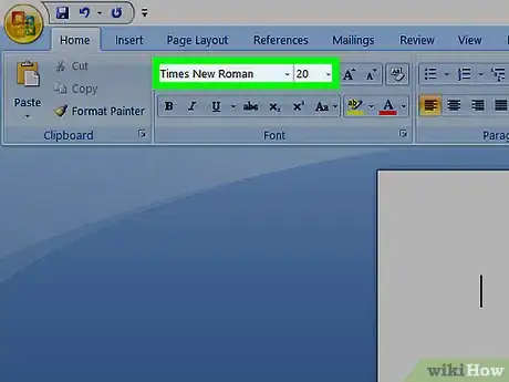 Image titled Create a Stick Figure on Microsoft Office Word (2007) Step 1