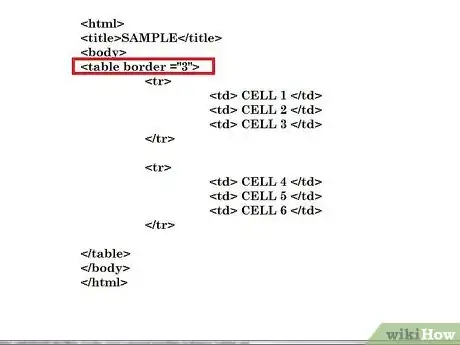 Image titled Add a Table Into HTML File Step 7