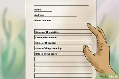 Image titled Obtain a Copy of Your Divorce Trial Transcript Step 8