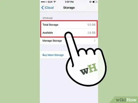 Image titled See How Much iCloud Storage an iPhone Is Using Step 4