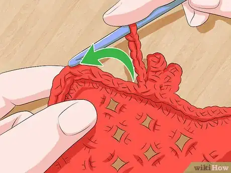Image titled Crochet a Triple Picot Border Step 7