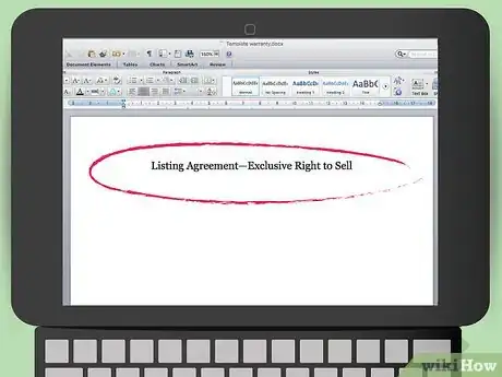 Image titled Draft a Broker Listing Agreement Step 3