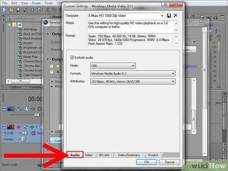 Image titled Save a Project in Youtube Format on Sony Vegas Step 6